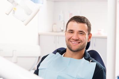 A gentleman undergoing dental examination in Avondale Dental Centre